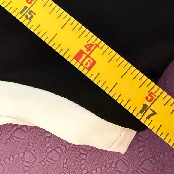 NWT - Joseph Ribkoff Size 10 Black Tank Top with White Detail and Buttons - Picture 3 of 6